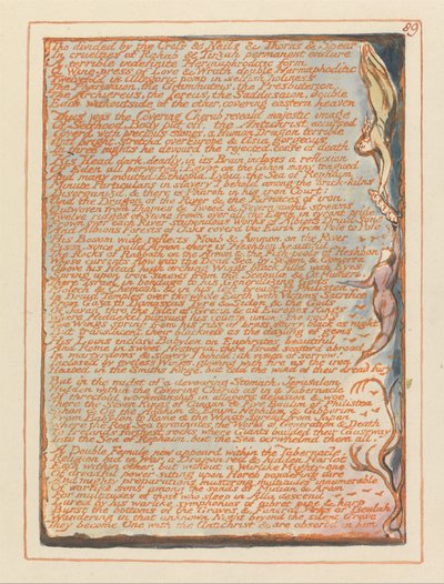 Jérusalem, Planche 89 - William Blake